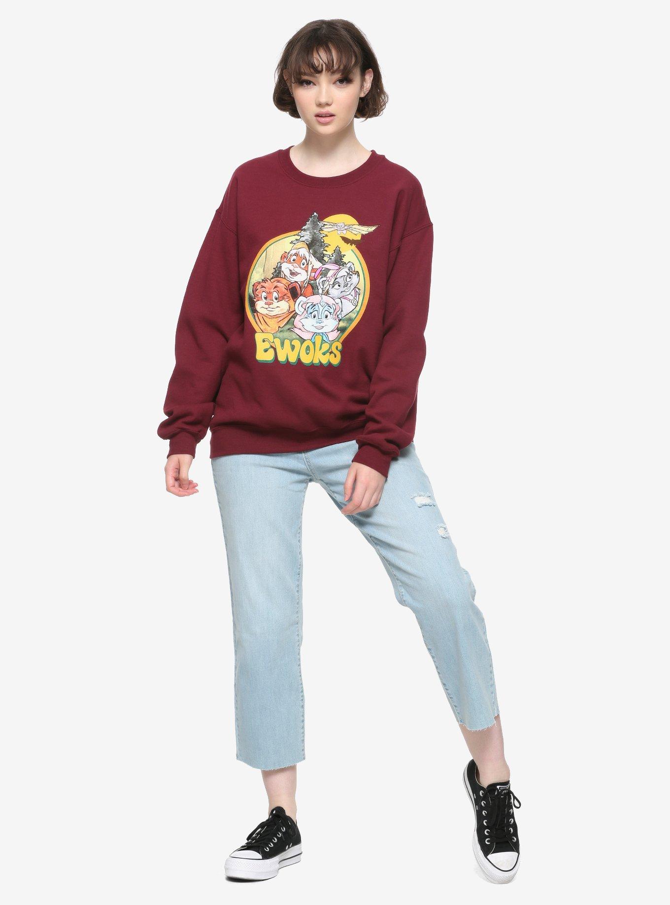 Our Universe Star Wars Ewok Forest Crewneck, , alternate