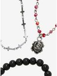 Cross Rose Bracelet Set, , alternate