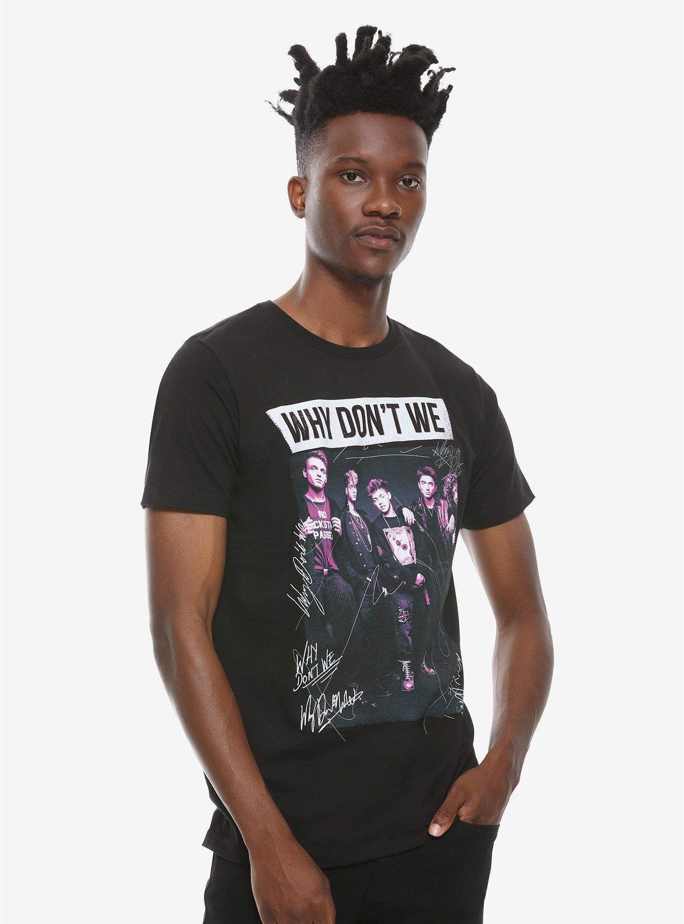 Why Don't We Signatures T-Shirt, BLACK, alternate