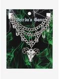 Weirdo's Gang Heavy Metal Chain Necklace Set, , alternate