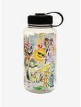 Rick and Morty Sticker Water Bottle - BoxLunch Exclusive, , alternate