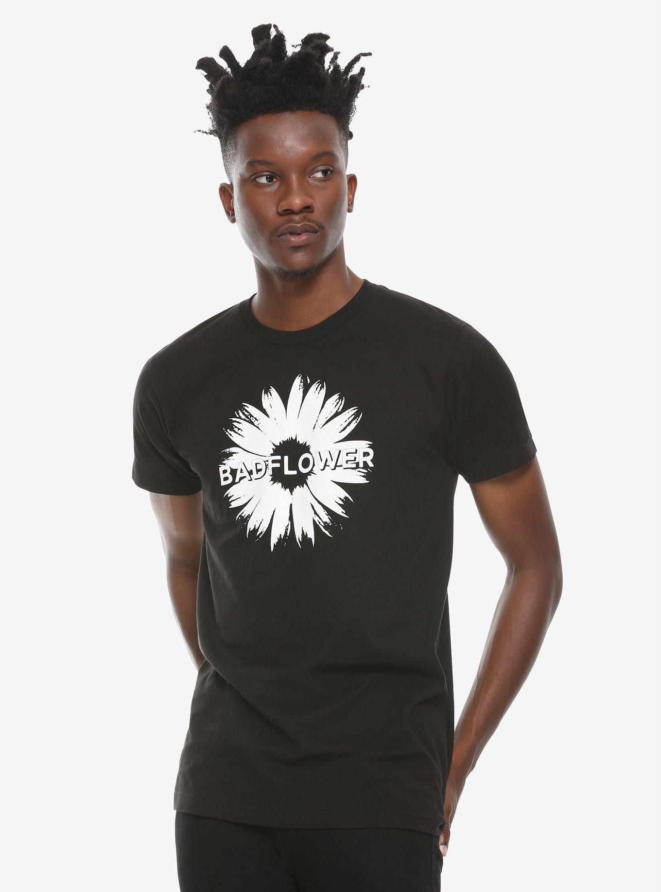 Badflower Daisy T-Shirt, BLACK, alternate