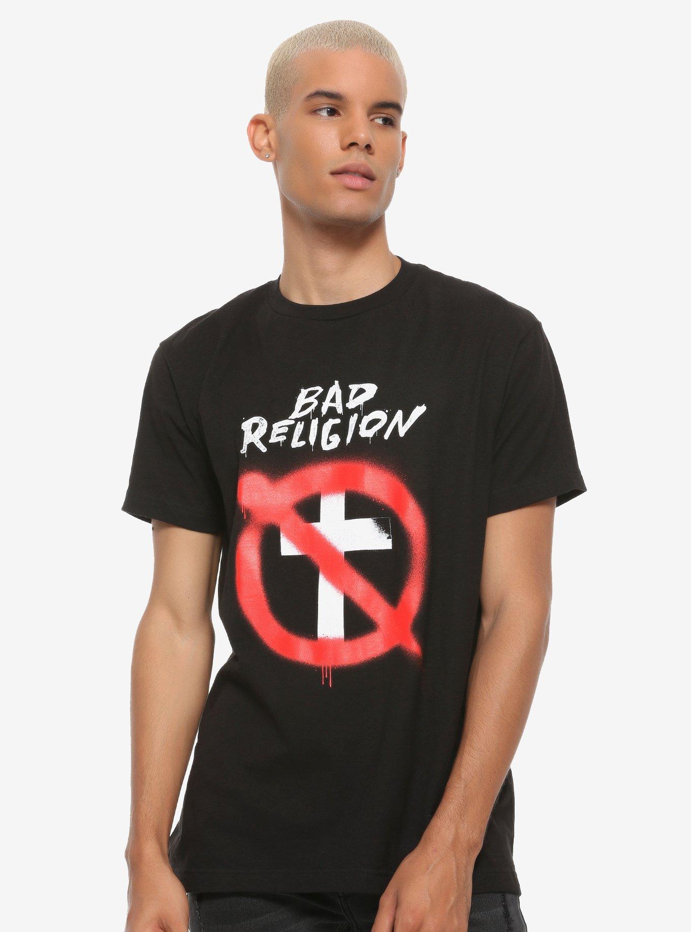 Bad Religion Crossbuster T-Shirt, BLACK, alternate