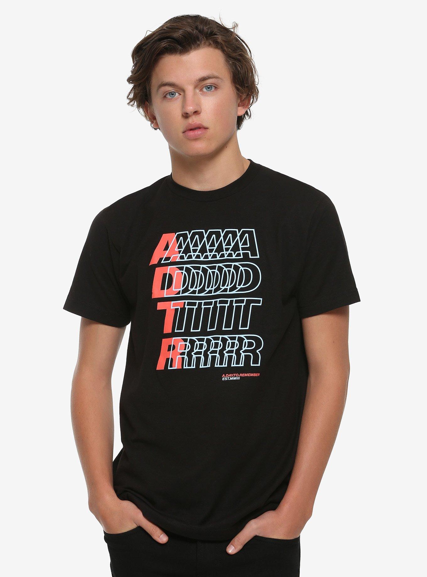 A Day To Remember Eagle Outline T-Shirt, BLACK, alternate