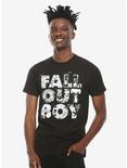 Fall Out Boy Comic Text T-Shirt, BLACK, alternate