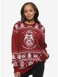 Our Universe Star Wars Chewbacca Red & White Holiday Sweater, MULTI, alternate