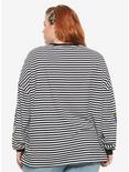 The Nightmare Before Christmas Stripe Oversized Long-Sleeve T-Shirt Plus Size, , alternate