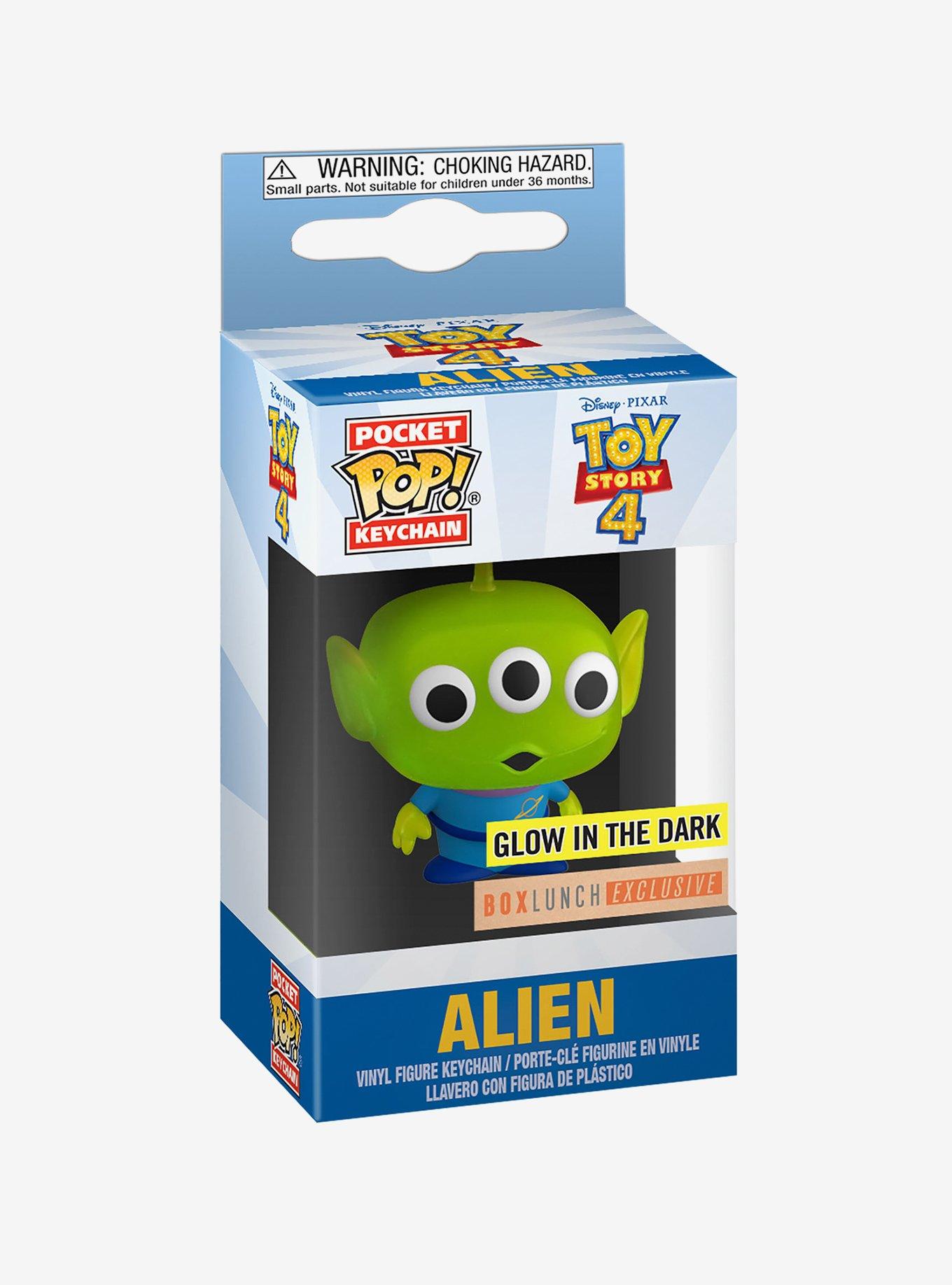 Funko Pocket Pop! Disney Pixar Toy Story 4 Alien Glow-in-the-Dark Keychain - BoxLunch Exclusive, , alternate