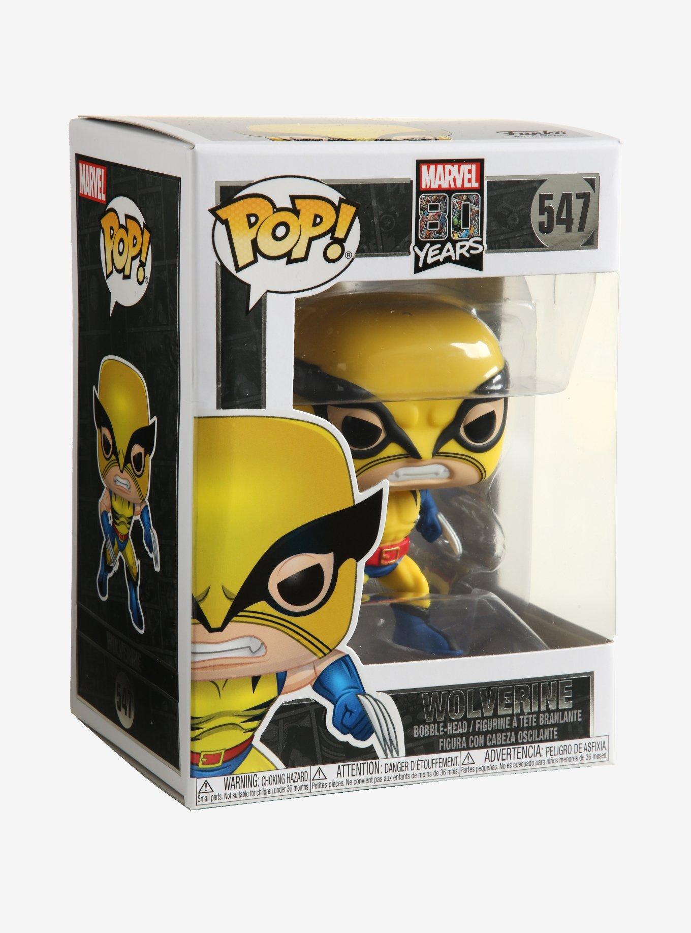 Funko Marvel 80 Years Pop! Wolverine Vinyl Bobble-Head, , alternate