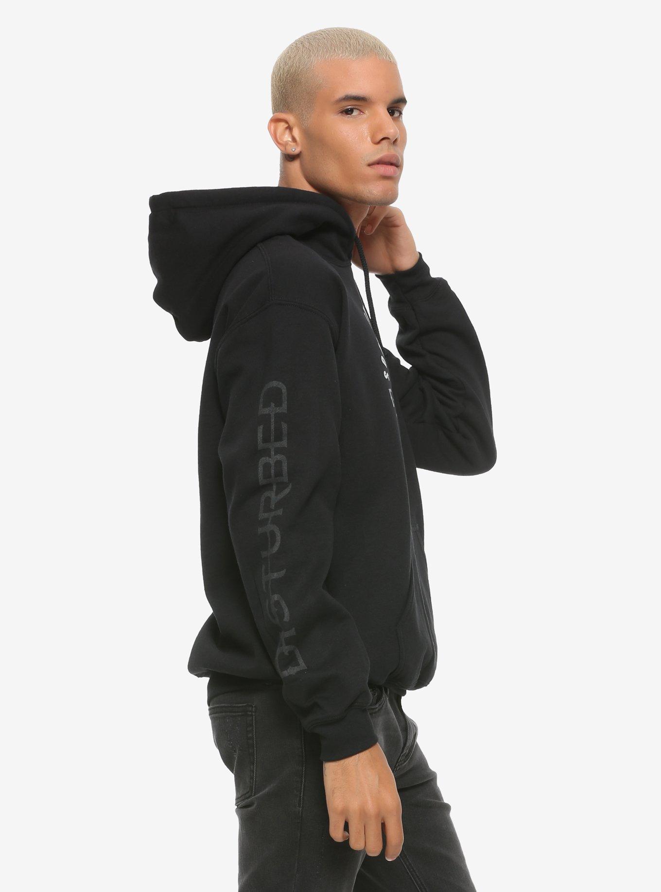 Disturbed The Light Hoodie, BLACK, alternate