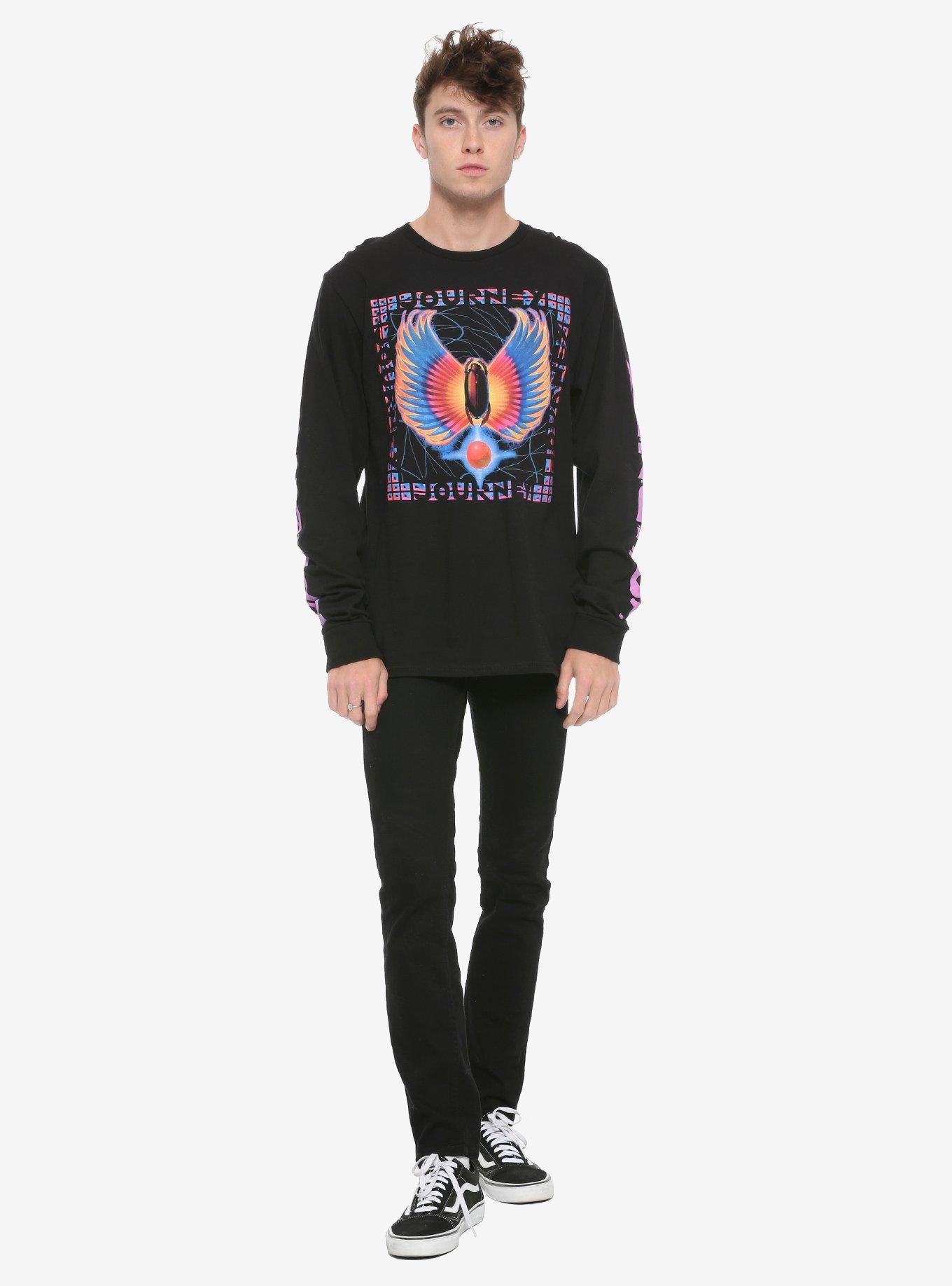 Journey Psychedelic Beetle Logo Long-Sleeve T-Shirt, BLACK, alternate