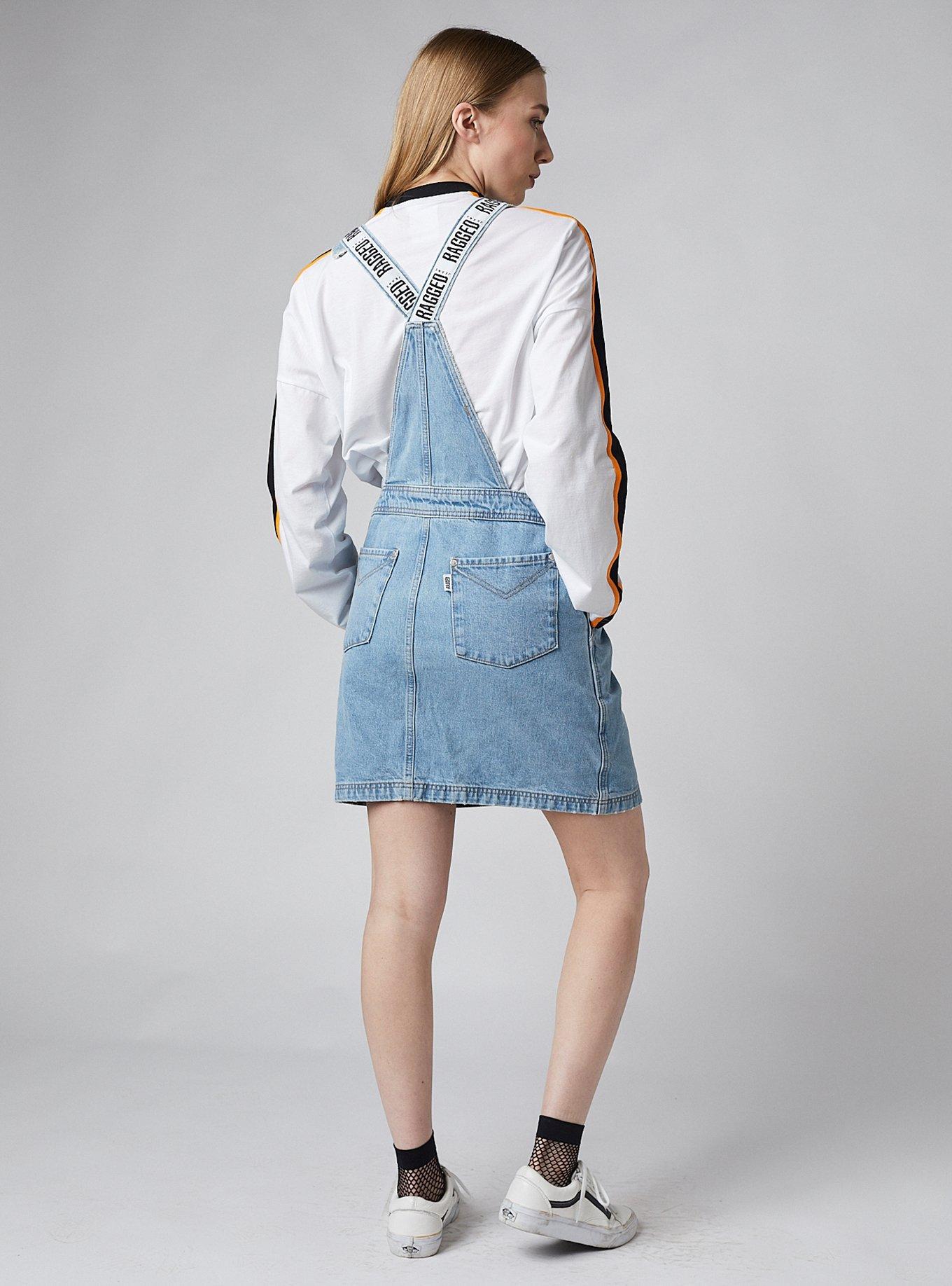 The Ragged Priest Denim Skirtall, INDIGO, alternate