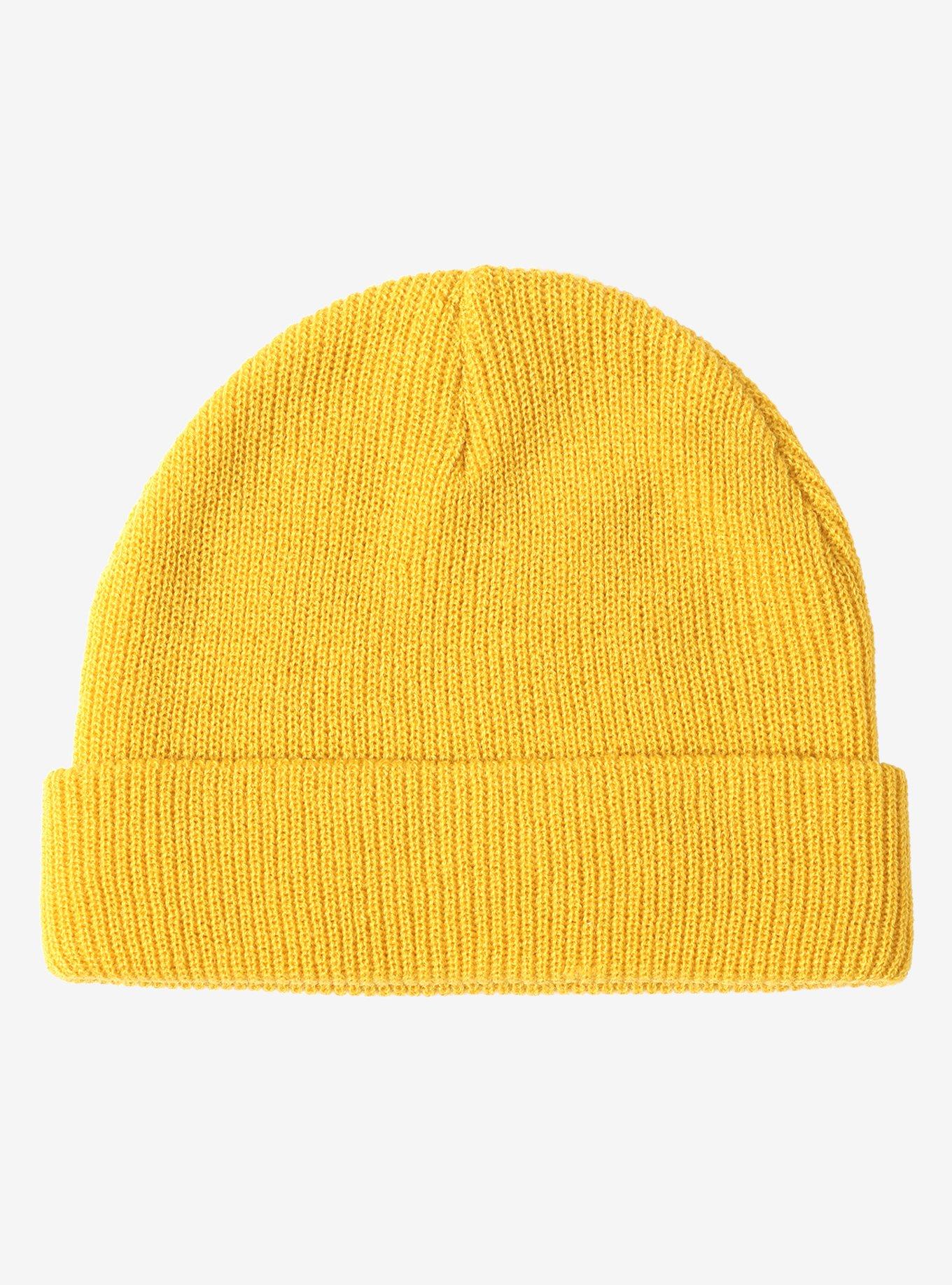 Mustard Yellow Watchman Beanie, , alternate