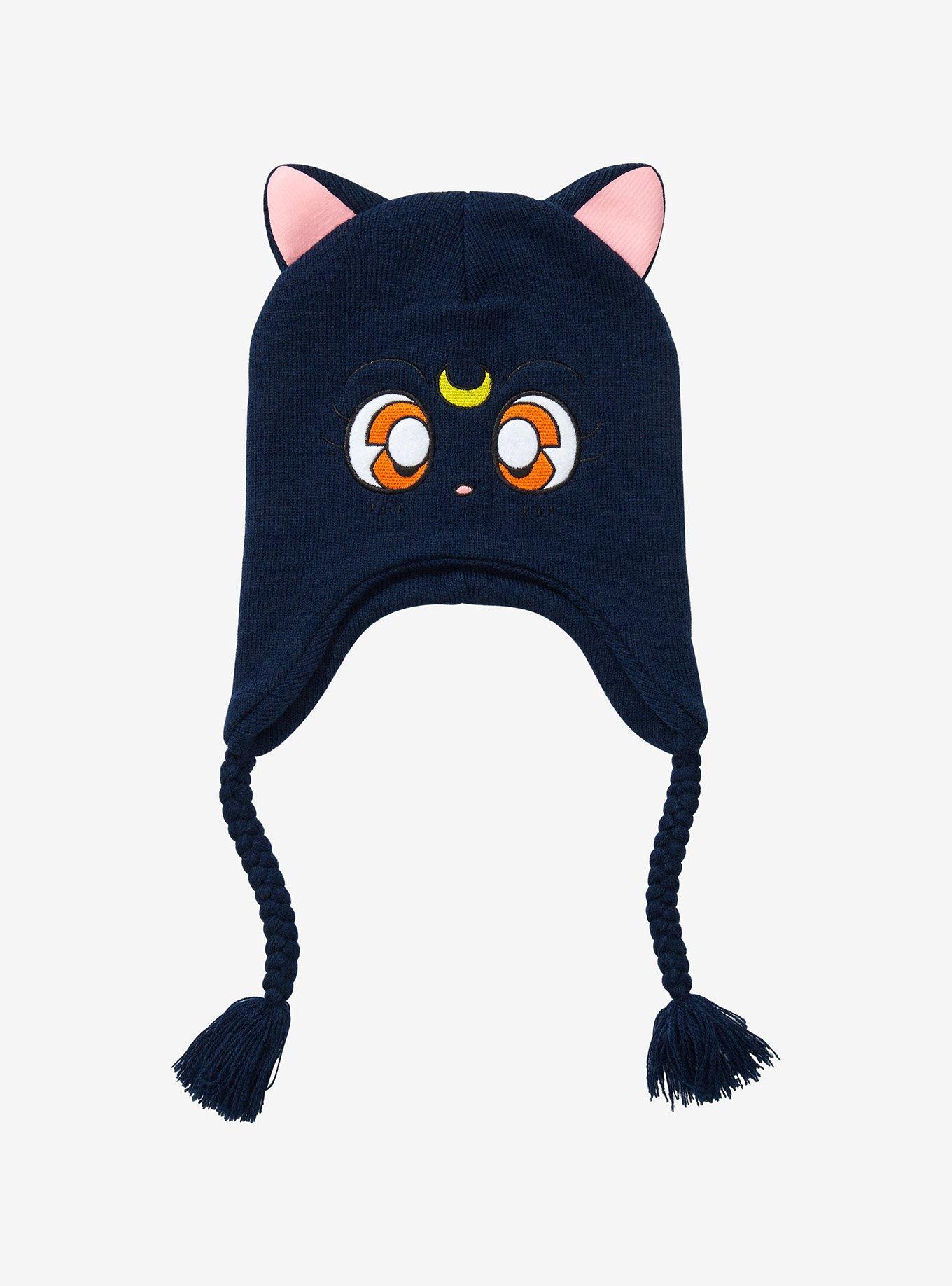 Sailor Moon Luna Tassel Beanie, , alternate