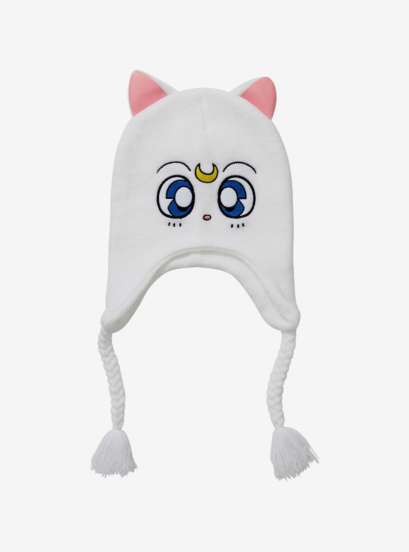 Sailor Moon Artemis Tassel Beanie, , alternate