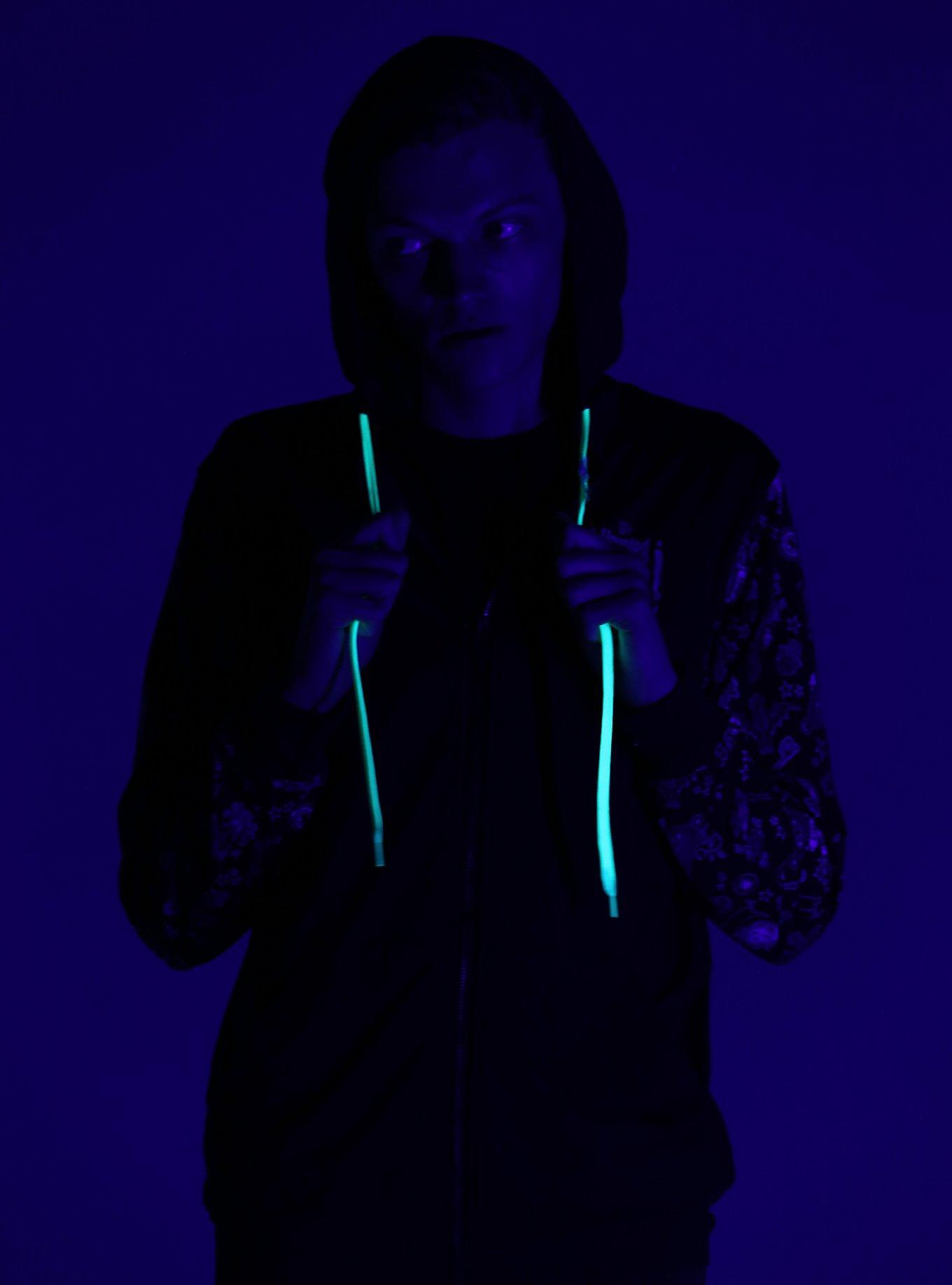Our Universe Disney The Haunted Mansion Glow-In-The-Dark Icon Hoodie, , alternate