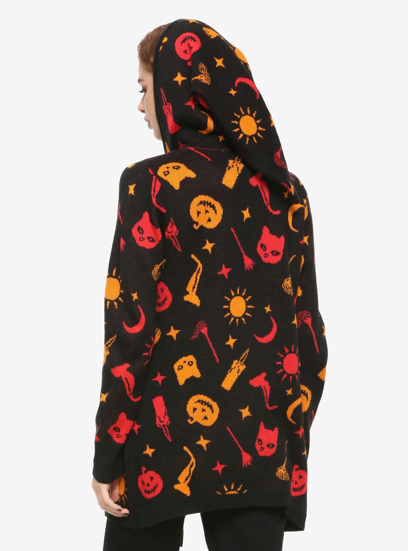 Her Universe Disney Hocus Pocus Dani Hooded Flyaway Cardigan, , alternate