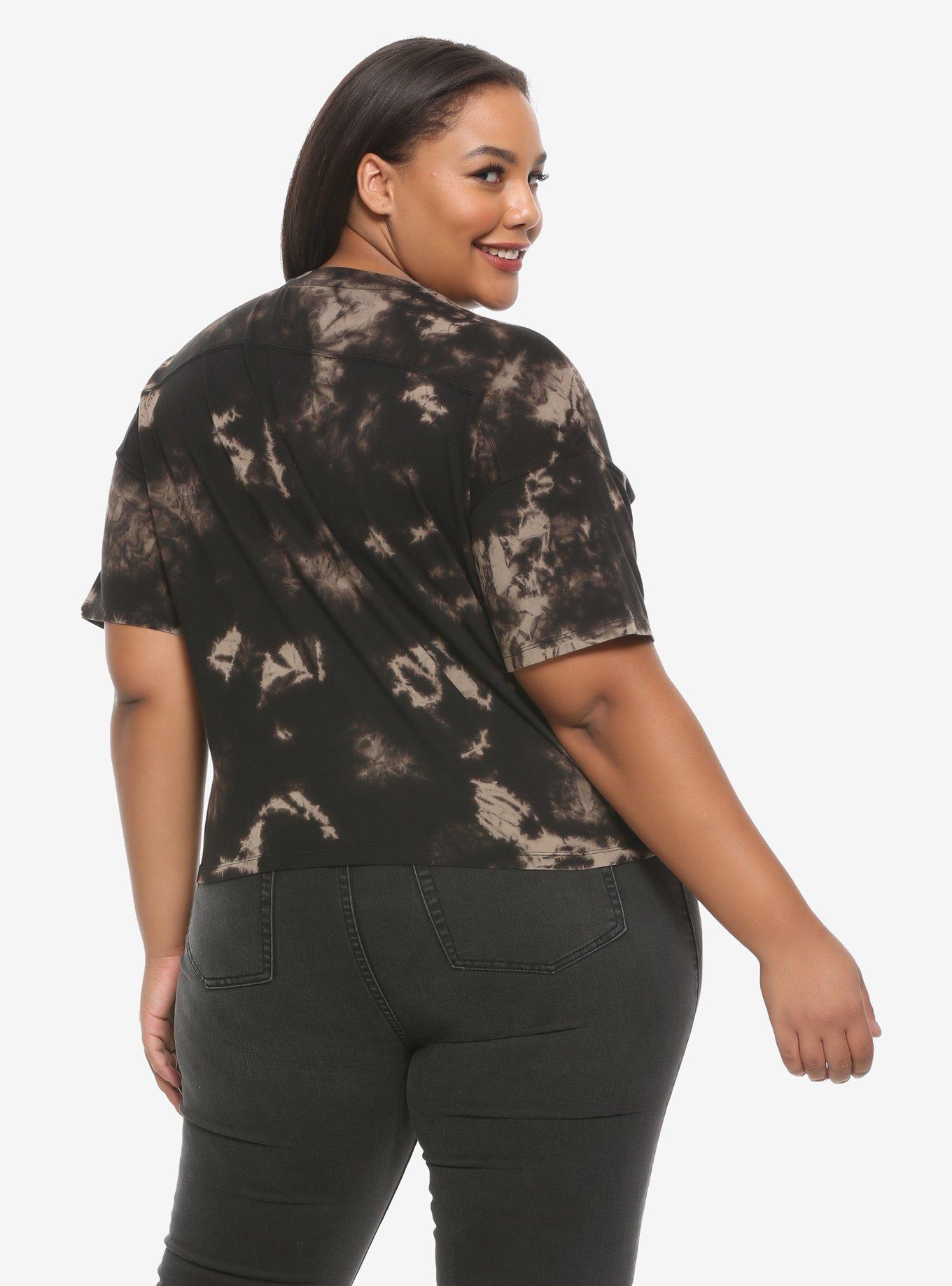 Her Universe Disney The Haunted Mansion Gargoyle Crop T-Shirt Plus Size, , alternate
