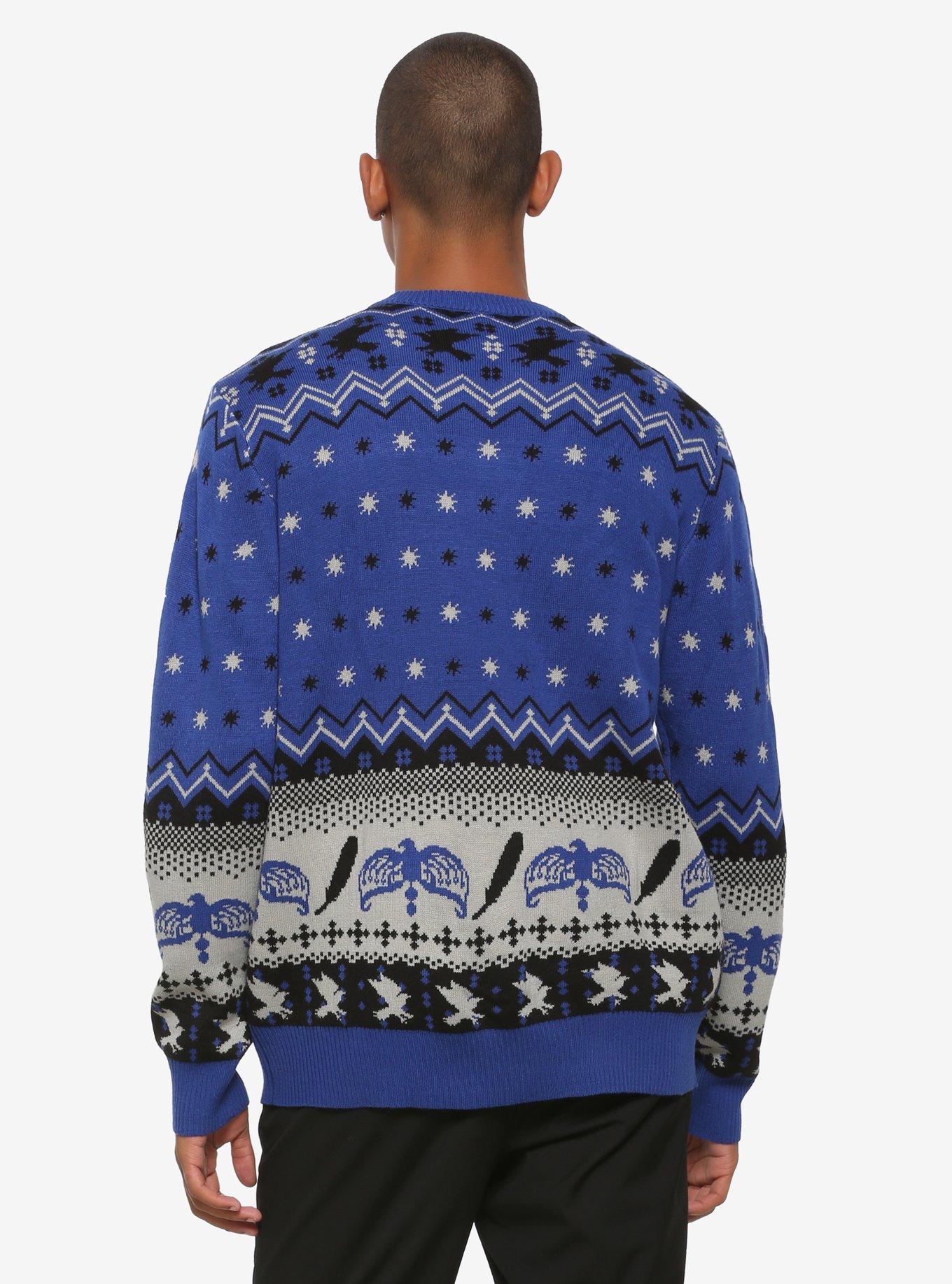 Harry Potter Ravenclaw Ugly Holiday Sweater - BoxLunch Exclusive, , alternate