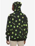 Rick And Morty Green Faces Hoodie, GREEN, alternate