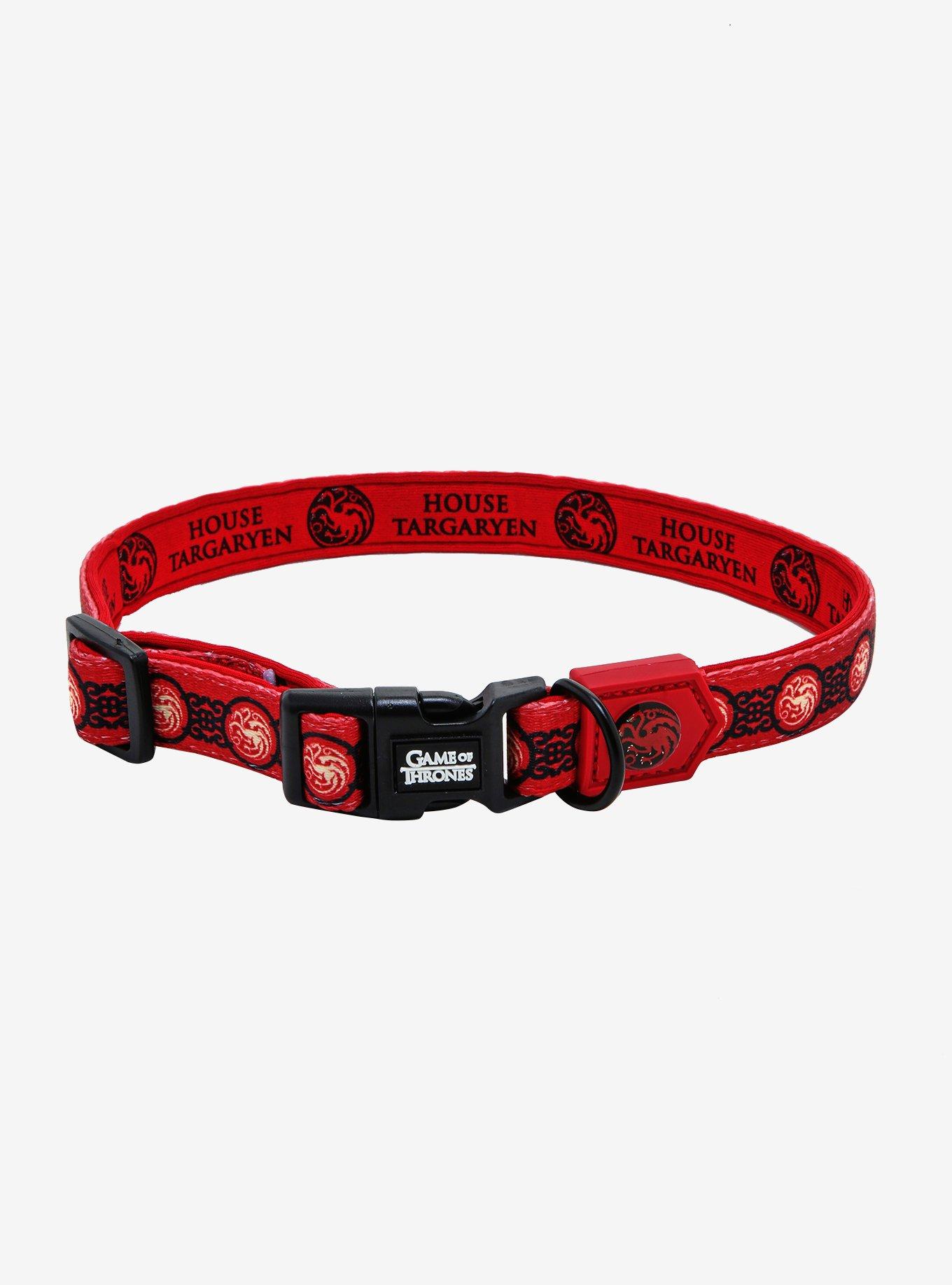 Game Of Thrones Targaryen Pet Collar & Leash Set, , alternate