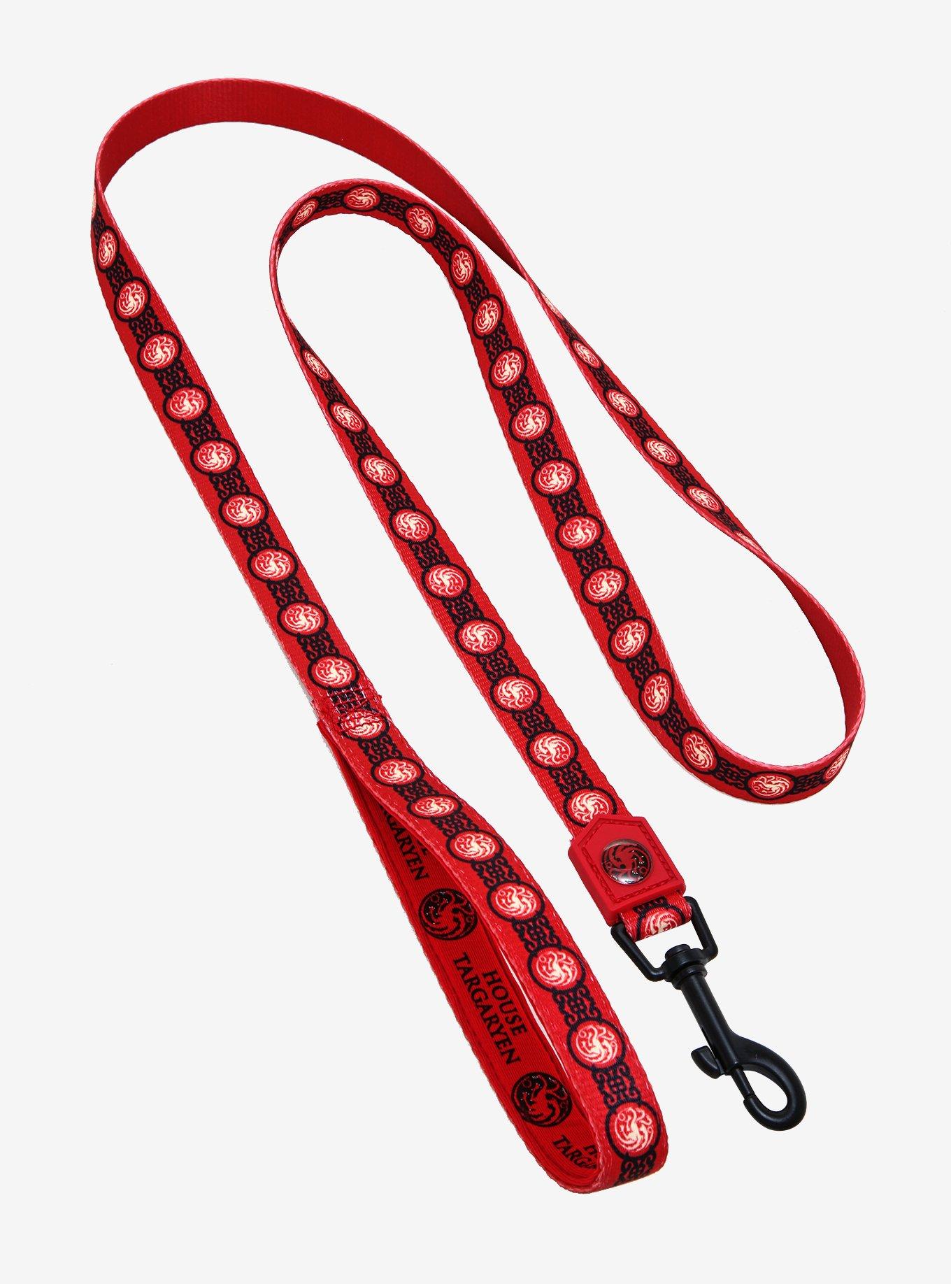 Game Of Thrones Targaryen Pet Collar & Leash Set, , alternate