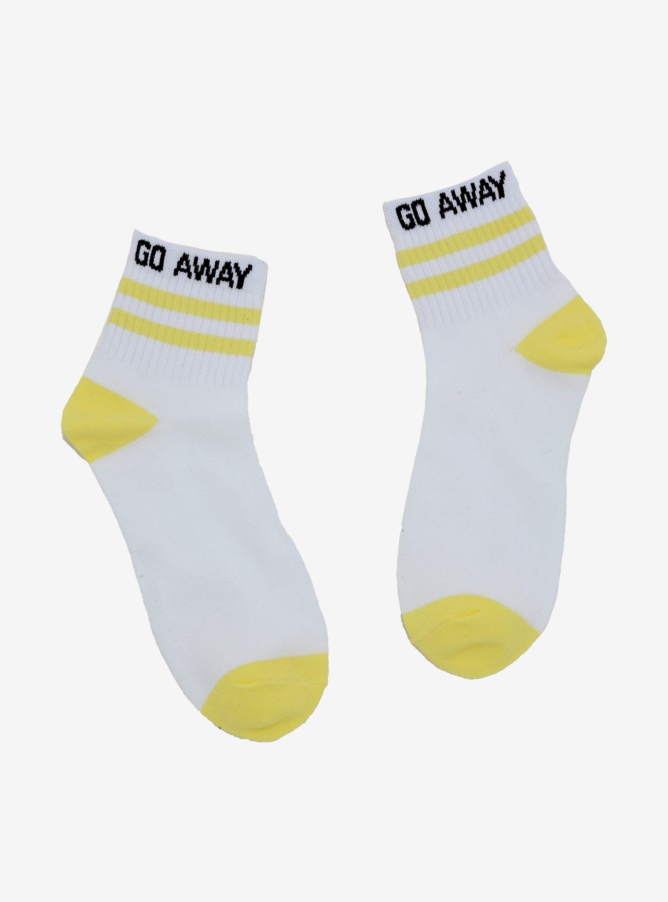 Go Away Ankle Socks, , alternate