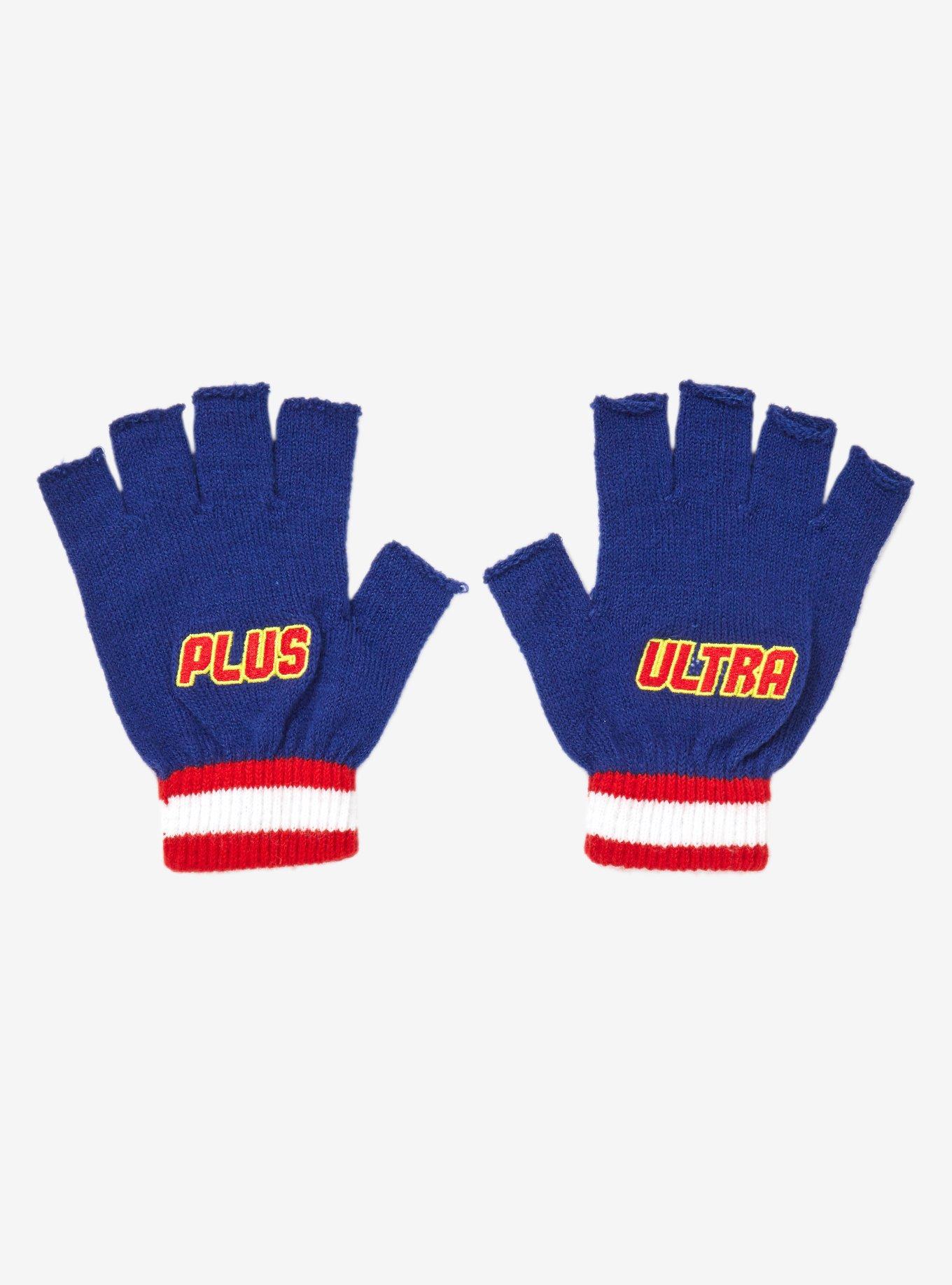 My Hero Academia Plus Ultra Fingerless Gloves, , alternate