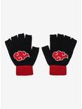 Naruto Shippuden Akatsuki Clouds Fingerless Gloves, , alternate