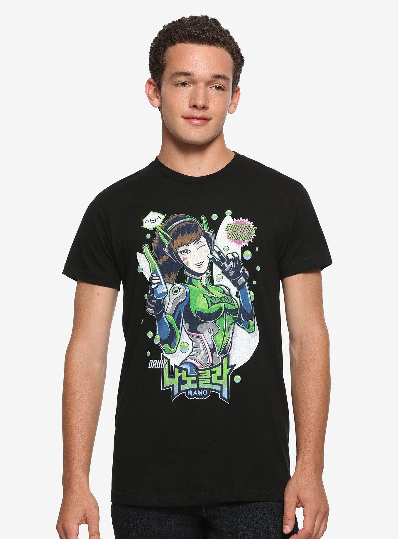 Overwatch D.Va Nano Cola T-Shirt, , alternate