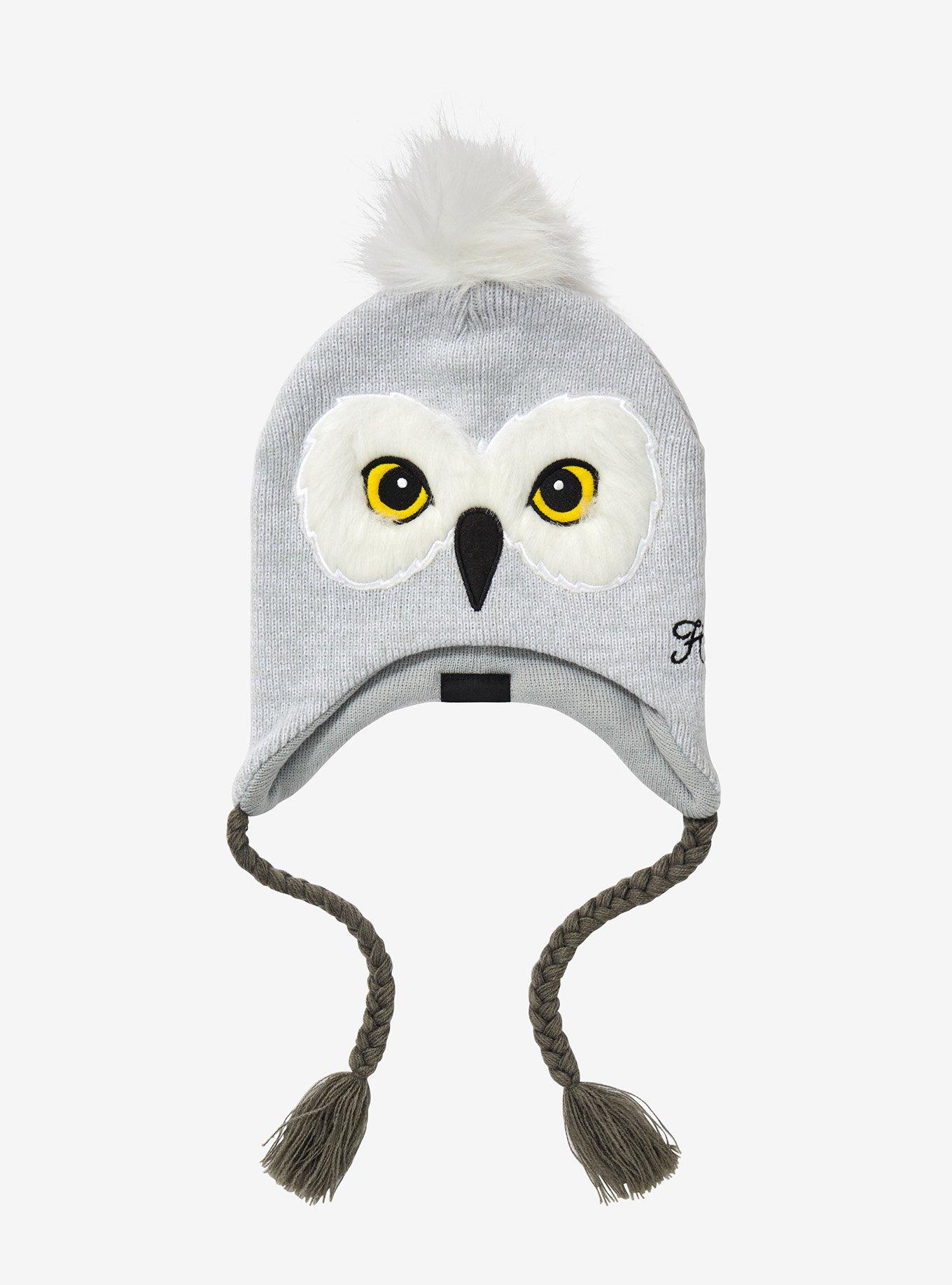 Harry Potter Hedwig Tassel Beanie, , alternate