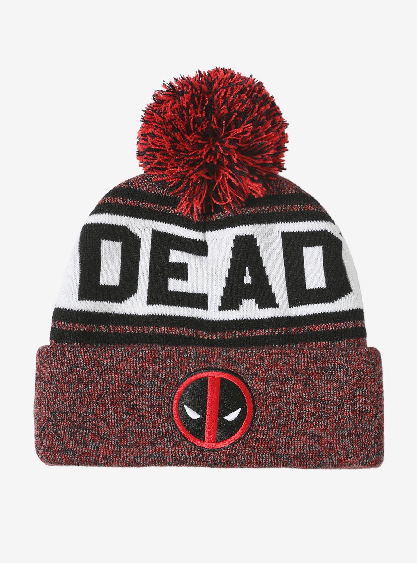 Marvel Deadpool Pom Beanie, , alternate