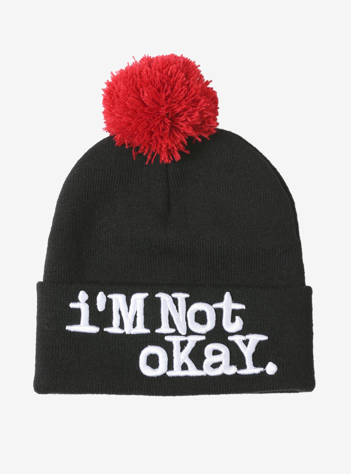 My Chemical Romance I'm Not Okay Pom Beanie, , alternate