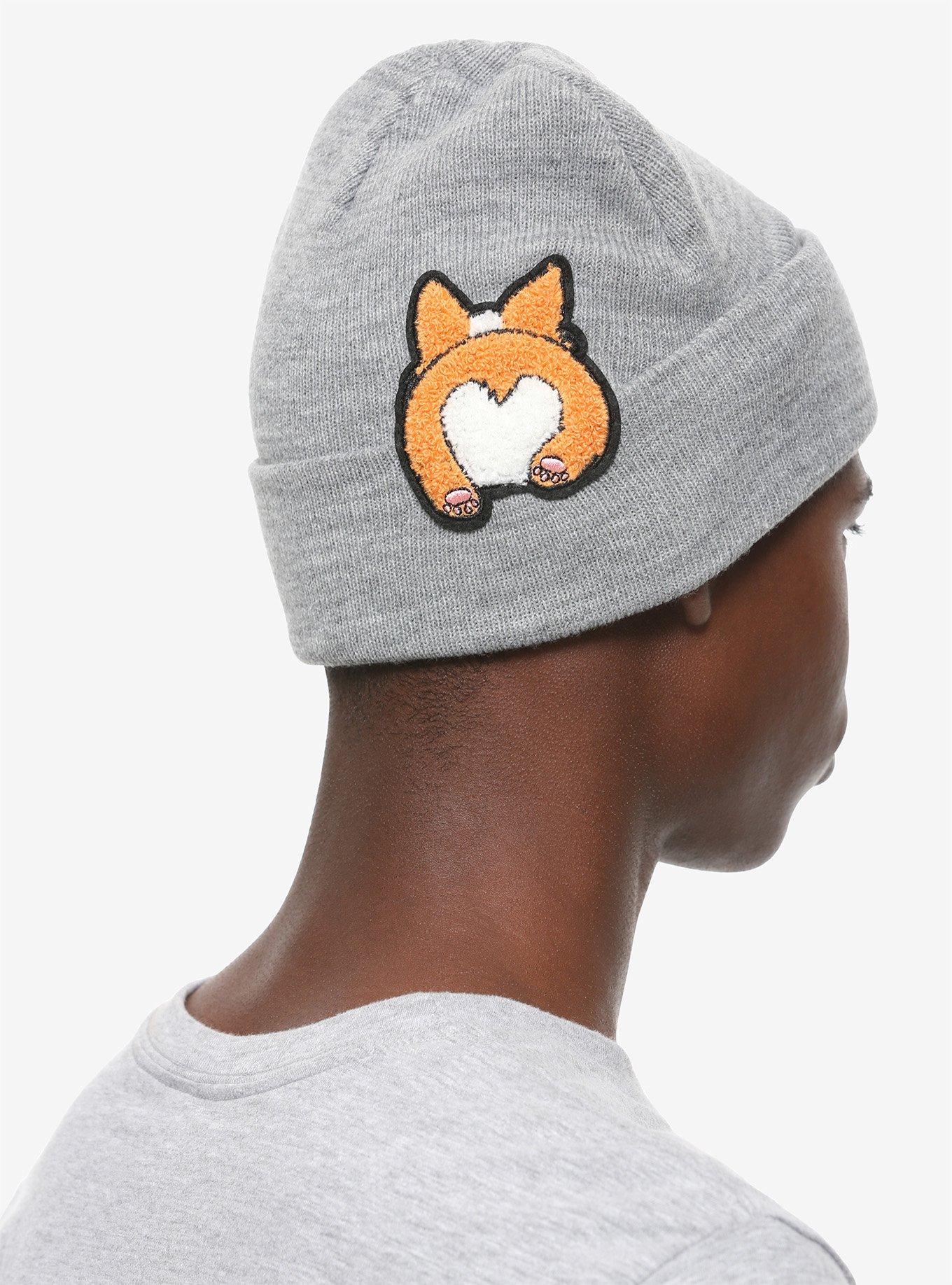 Corgi Peekaboo Watchman Beanie, , alternate