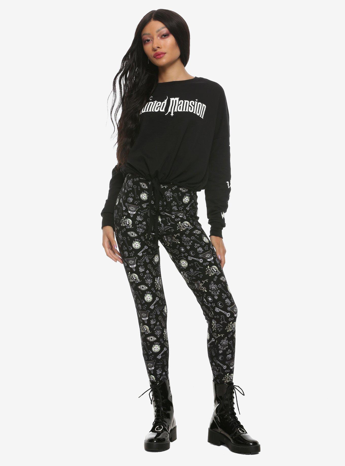 Her Universe Disney The Haunted Mansion Glow-In-The-Dark Icon Leggings, , alternate