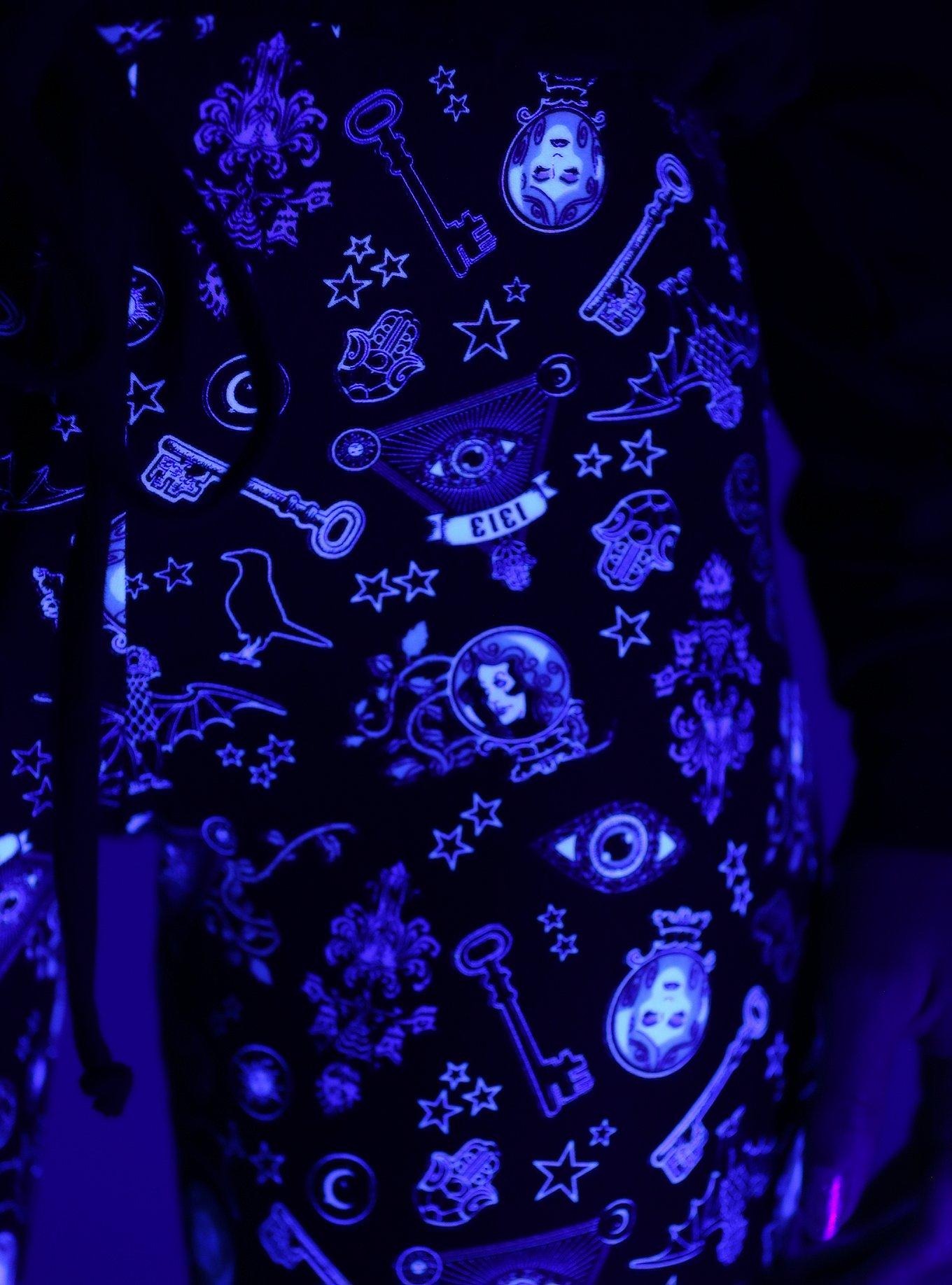Her Universe Disney The Haunted Mansion Glow-In-The-Dark Icon Leggings, , alternate
