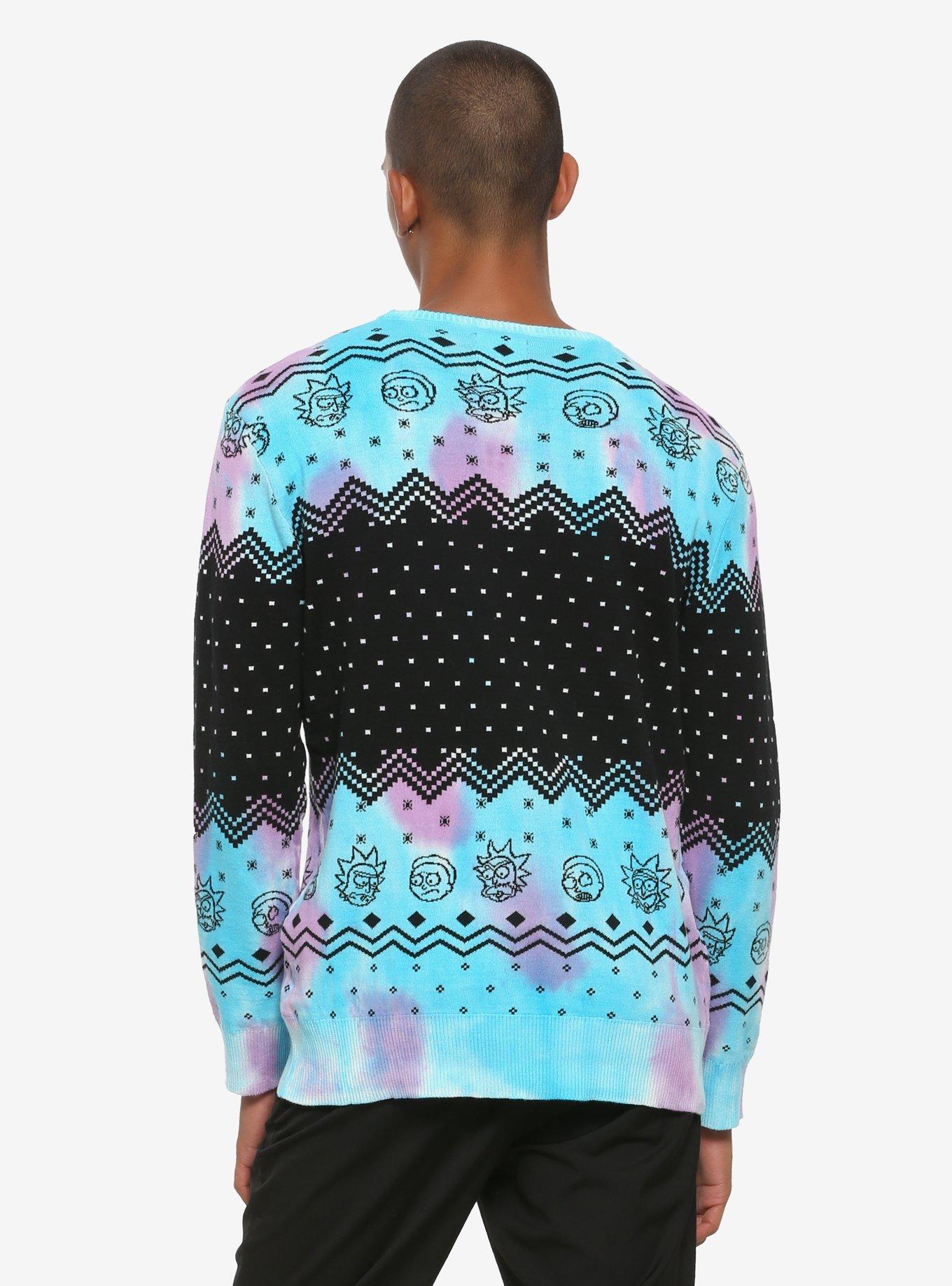 Rick and Morty Peace Among Worlds Ugly Holiday Sweater - BoxLunch Exclusive, , alternate