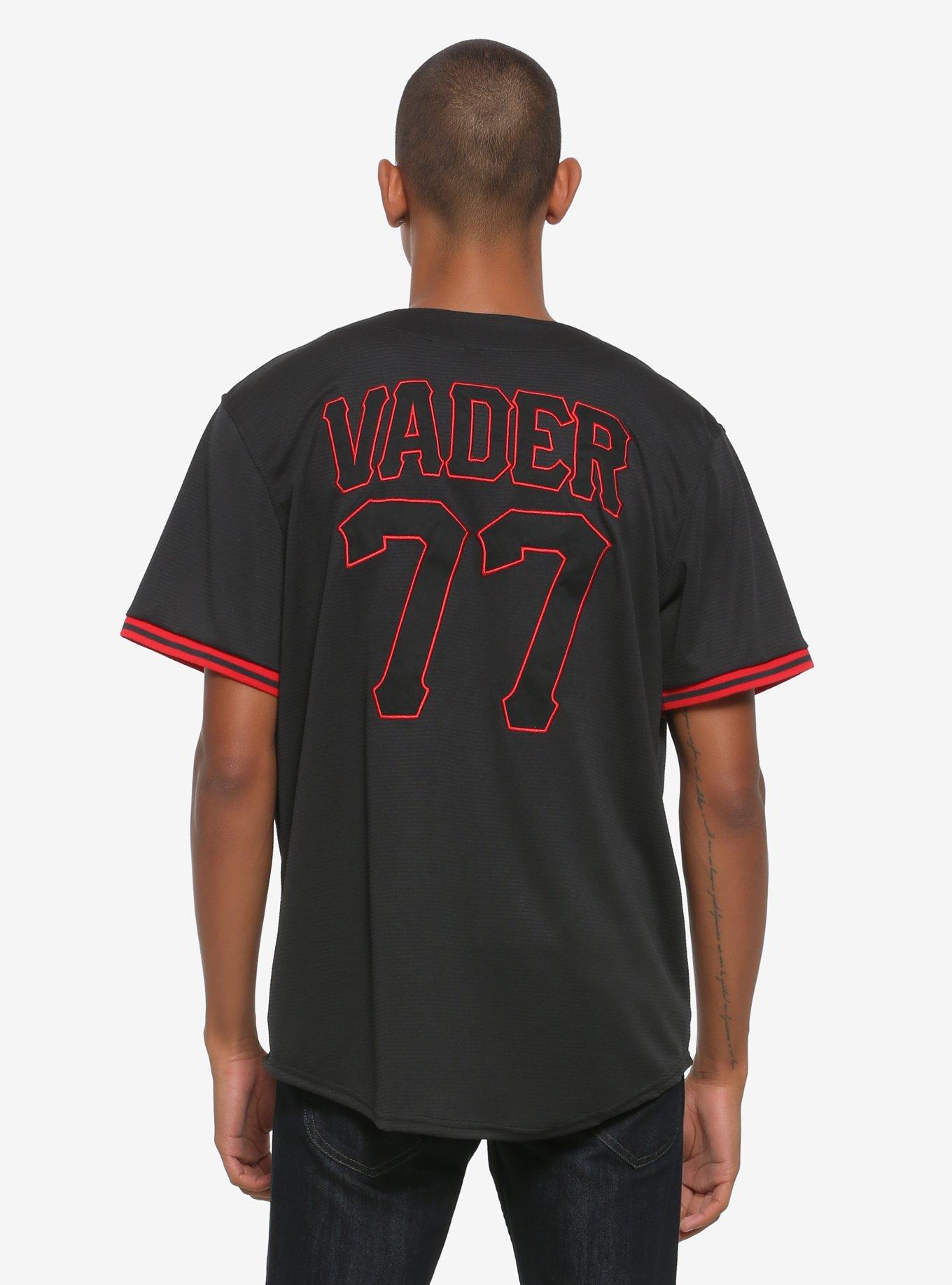 Star Wars Dark Side Vader Baseball Jersey - BoxLunch Exclusive, , alternate