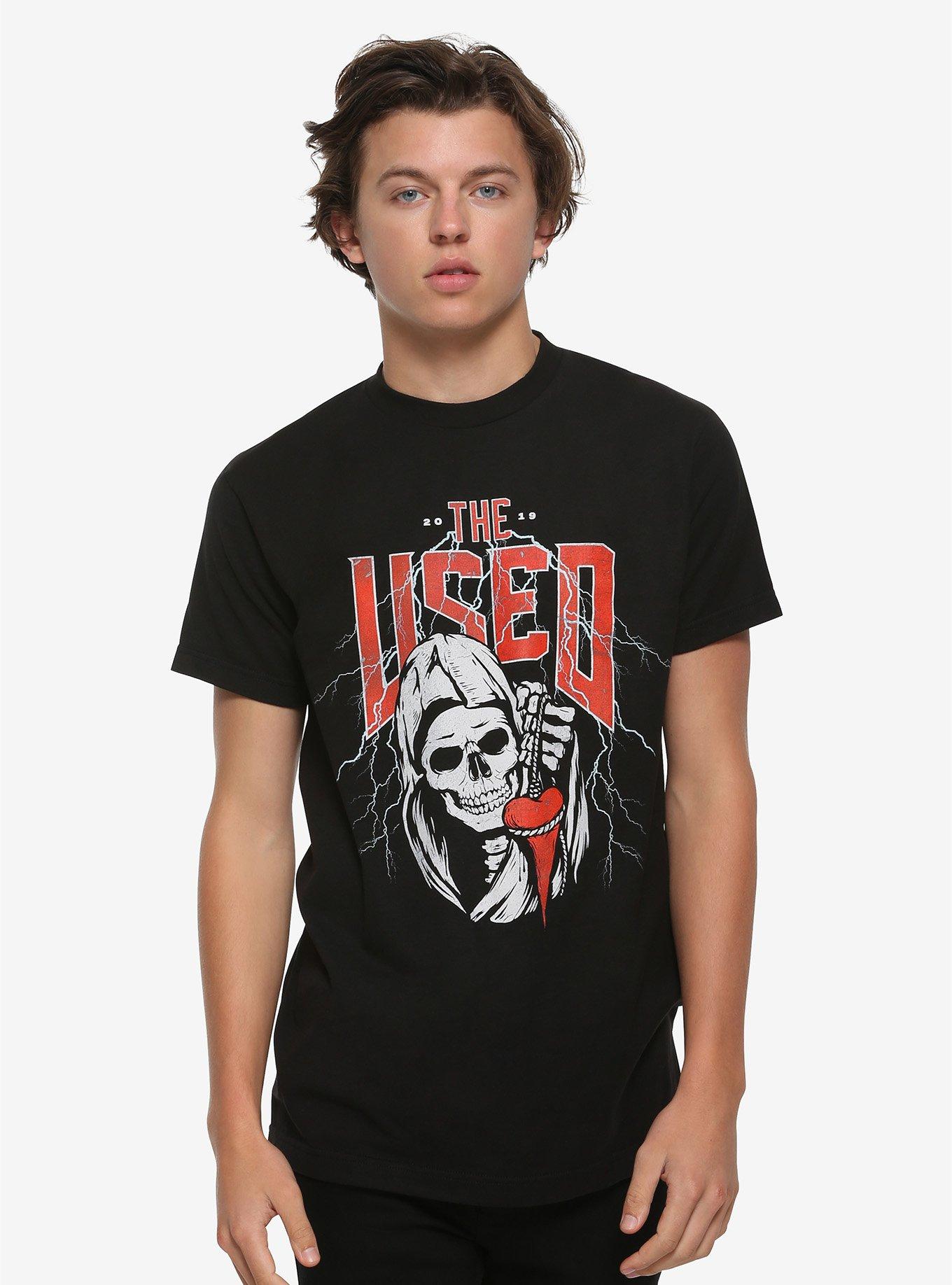 The Used 2019 Reaper Heart T-Shirt, BLACK, alternate