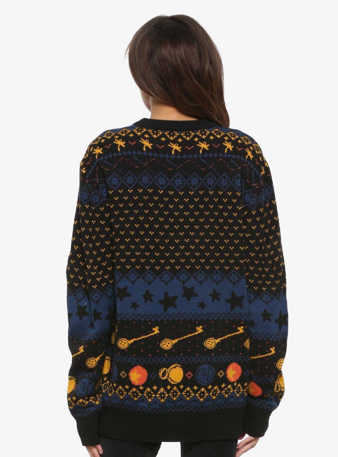 Coraline Button Eyes Ugly Holiday Sweater - BoxLunch Exclusive, , alternate