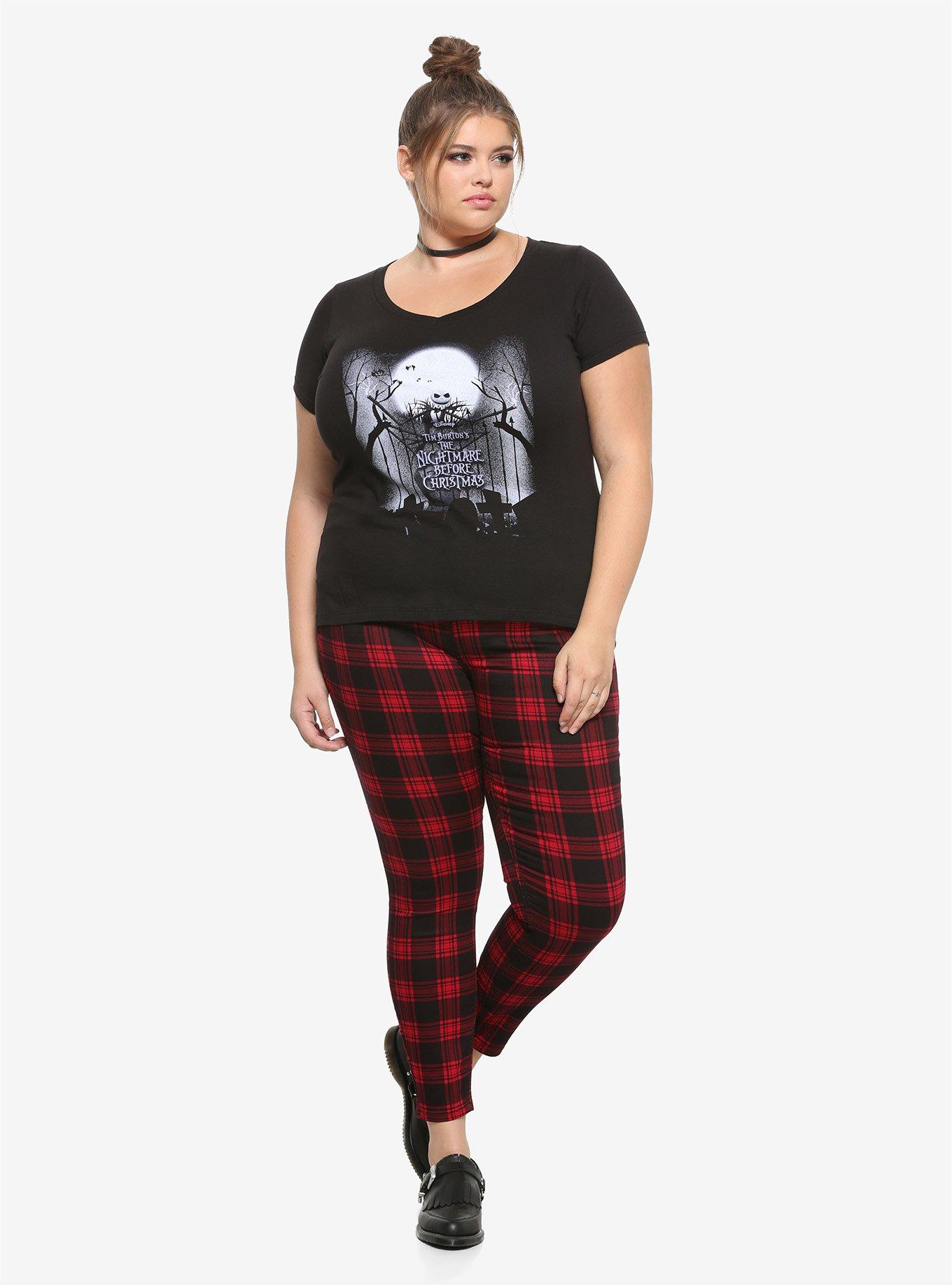 The Nightmare Before Christmas Jack's Poem Girls T-Shirt Plus Size, MULTI, alternate