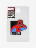 Marvel Spider-Man Facepalm Enamel Pin, , alternate
