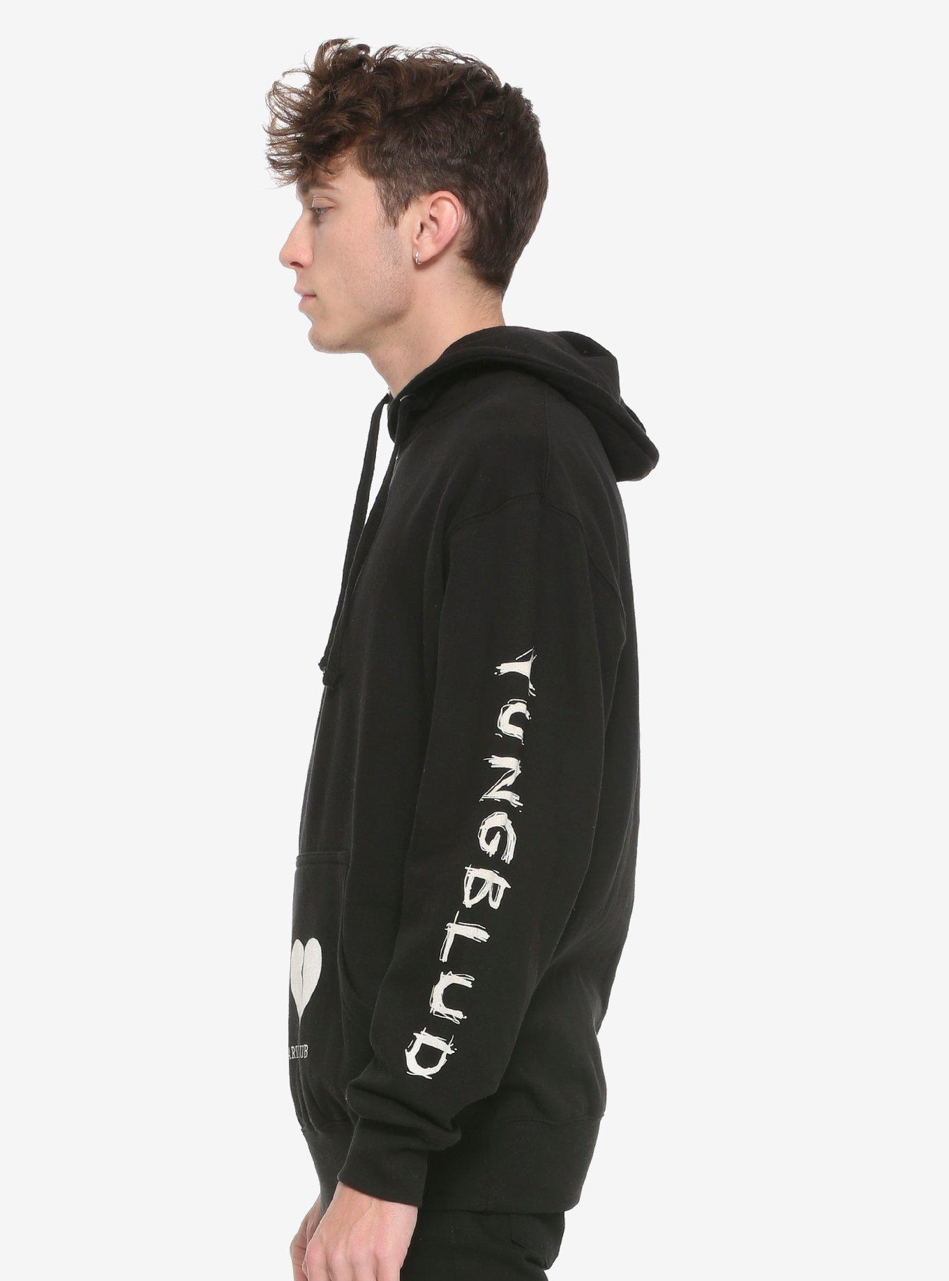 Yungblud black hearts club hoodie new arrivals