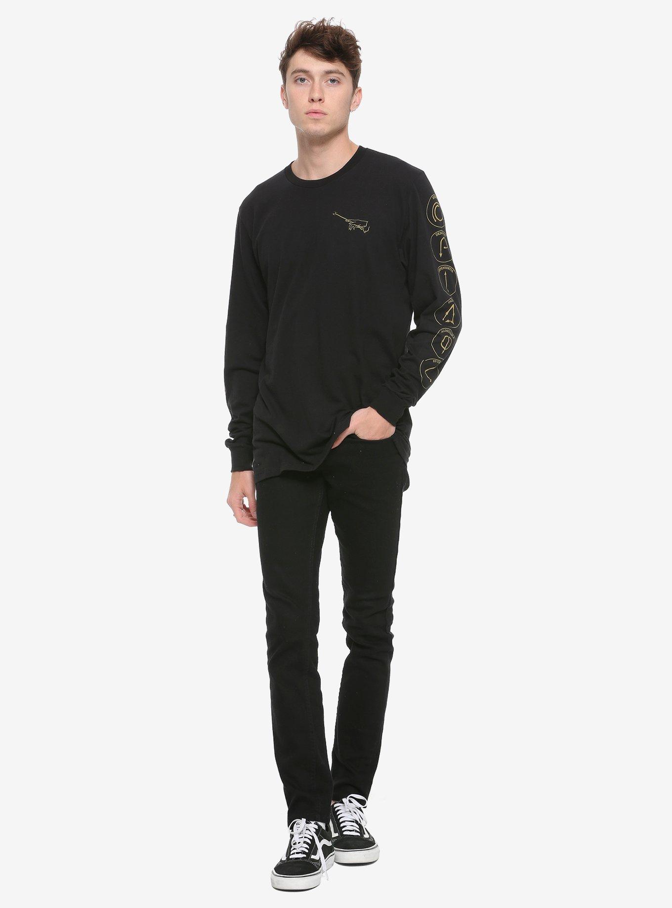 Harry Potter Spells & Charms Long-Sleeve T-Shirt, GOLD, alternate