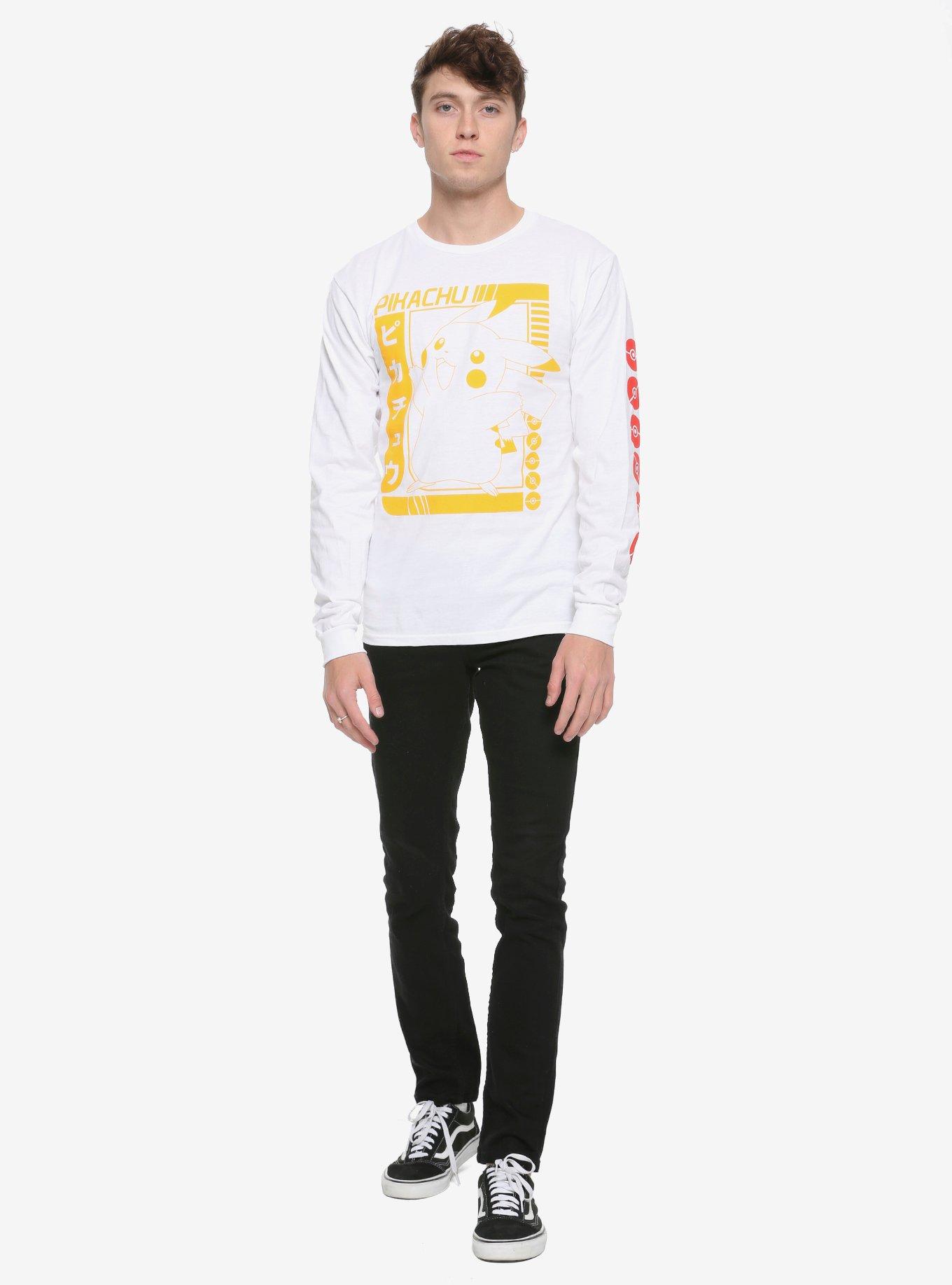 Pokemon Pikachu & Poke Balls Long-Sleeve T-Shirt, , alternate