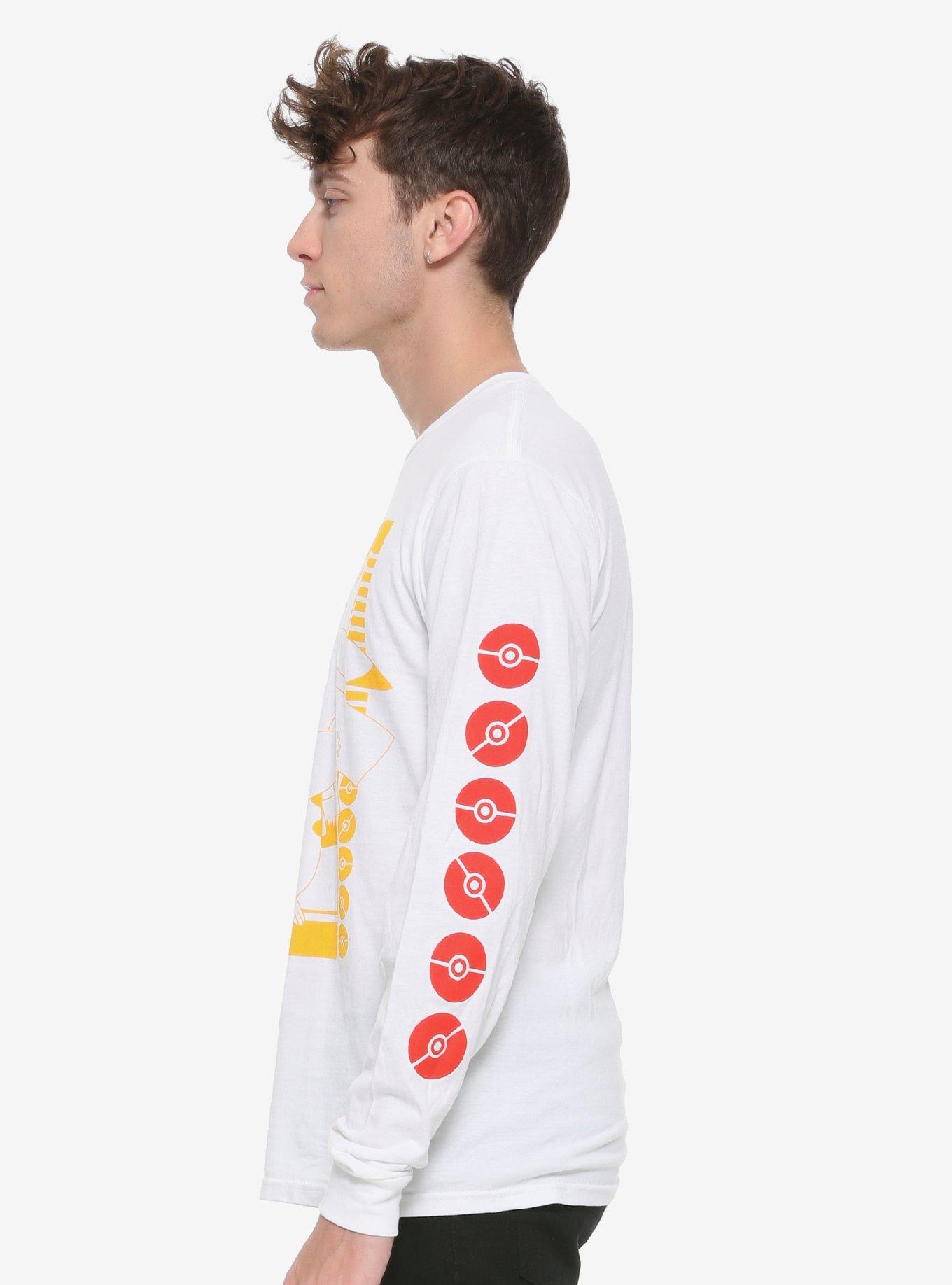 Pokemon Pikachu & Poke Balls Long-Sleeve T-Shirt, , alternate