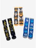Star Wars Droid Crew Sock Set - BoxLunch Exclusive, , alternate