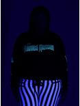 Her Universe Disney The Haunted Mansion Hitchhiking Ghosts Glow-In-The-Dark Cinched Waist Sweatshirt Plus Size, , alternate