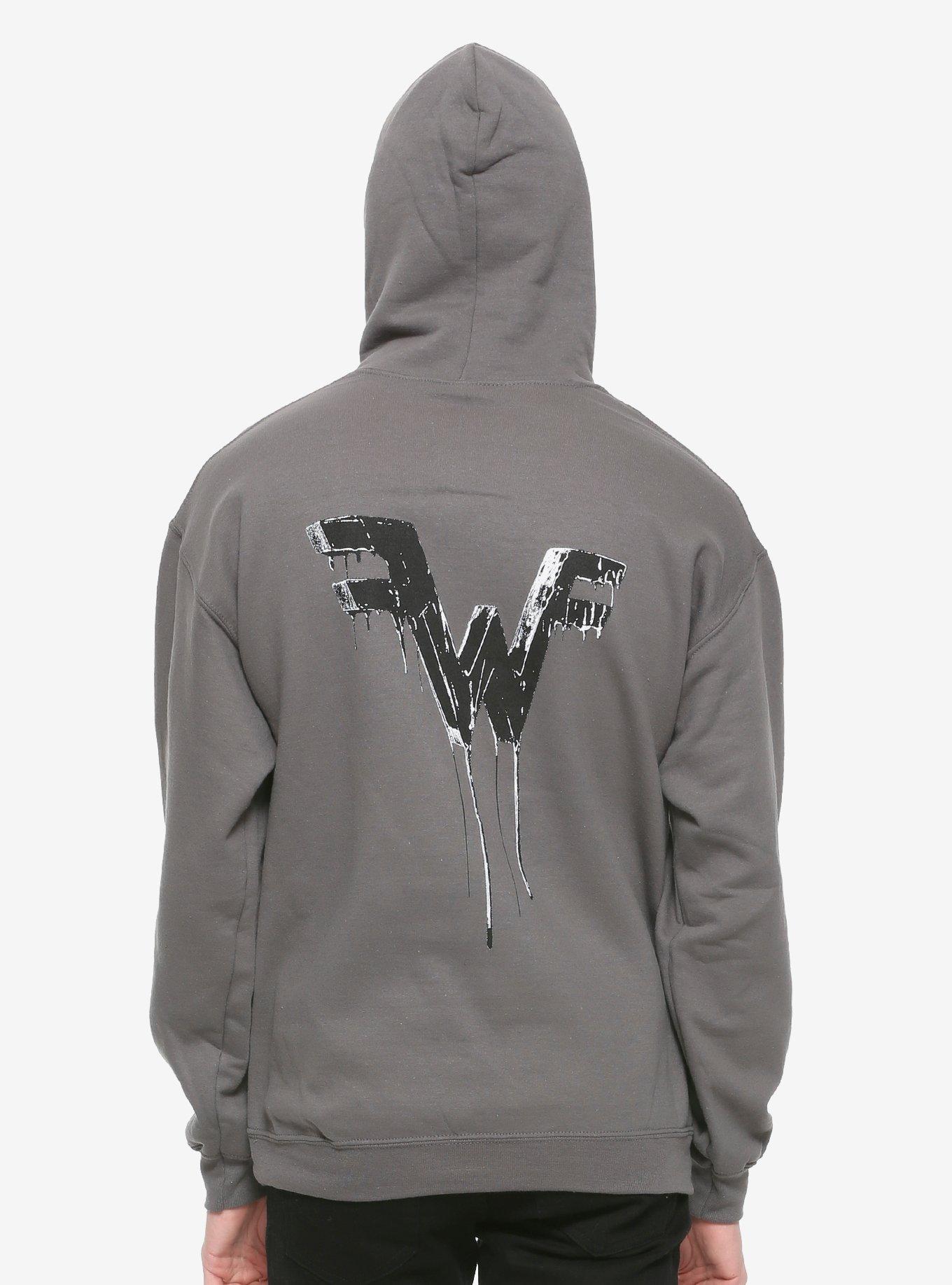 Weezer Drip Hoodie, GREY, alternate