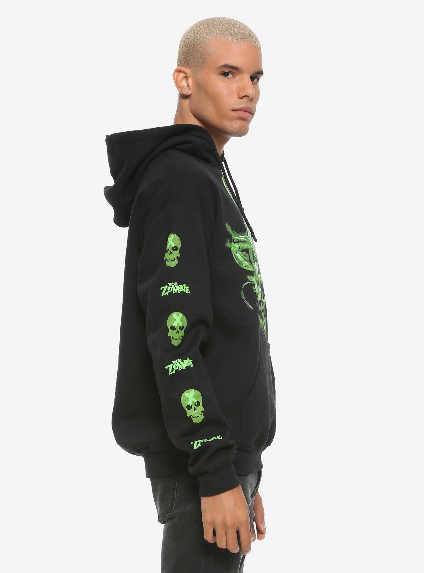 Rob Zombie Horror Zombie Hoodie, BLACK, alternate